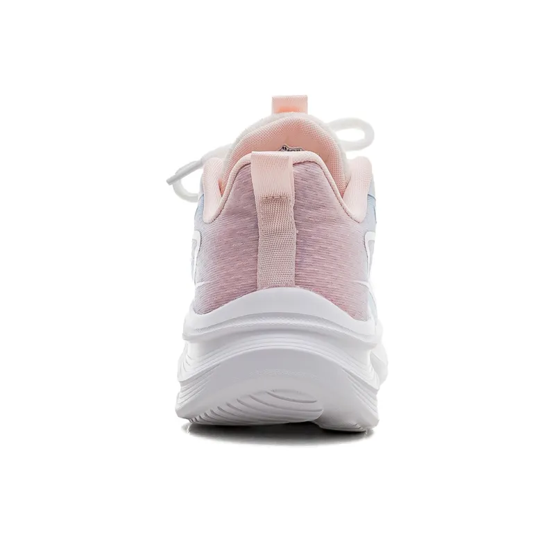 HUANQIU Slip Resistant And Breathable Coverage Low Top Casual Running Shoes Women's Blue Pink-3