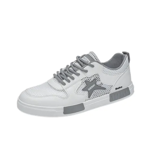 BAKE Slip Resistant, Abrasion Resistant, Lightweight Low Top Skateboard Shoes Men's