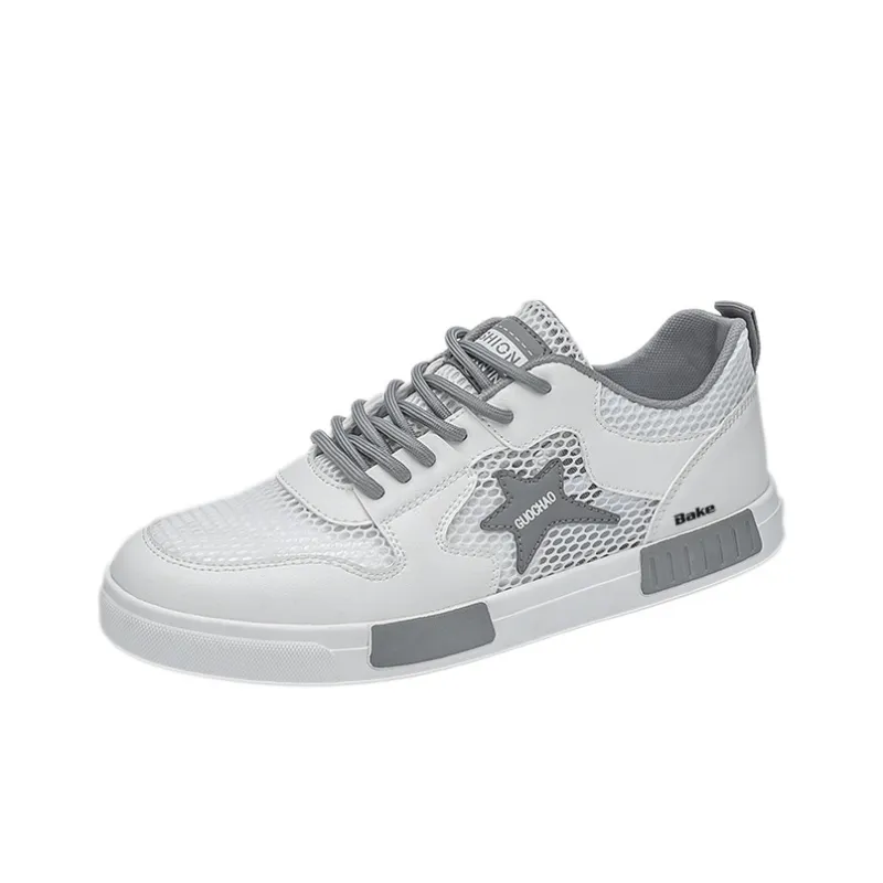BAKE Slip Resistant, Abrasion Resistant, Lightweight Low Top Skateboard Shoes Men's-5