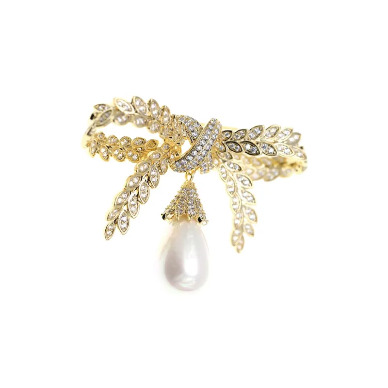 Yamaichi Maru Zircon Brooches Women's-0