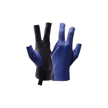 361° Billiards Three Finger Gloves Silicone 1 Pack Unisex Black/Gray/Blue