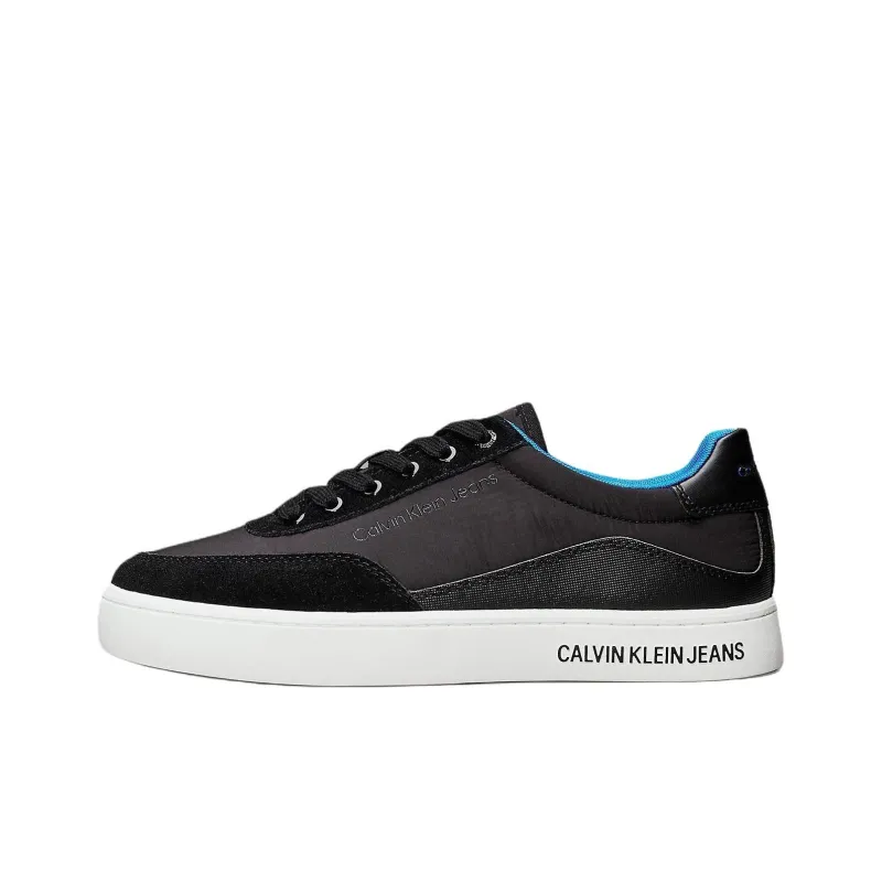 CKJ CALVIN KLEIN JEANS Low Top Skateboard Shoes Men's Black-0