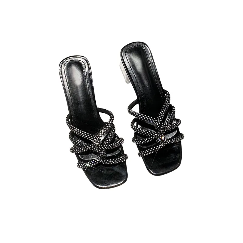 TADSW Slide Slippers Women's Black-2