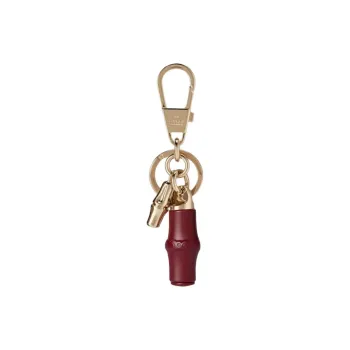 GUCCI Metal Bag Accessory Mini Women's Dark Red