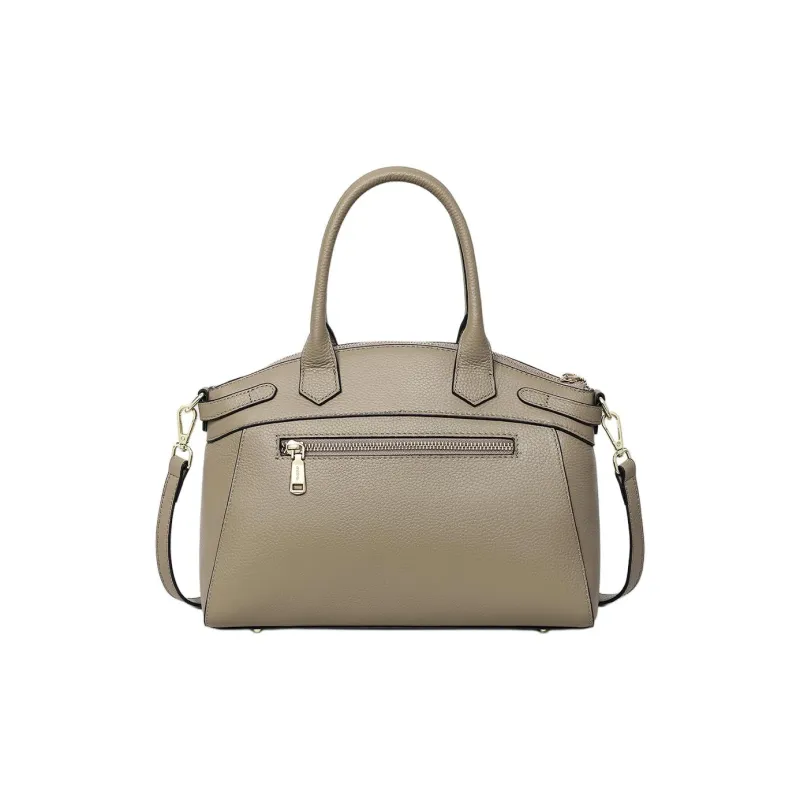 MILLIE'S Cow Leather Shoulder Bag, Crossbody Bag, Handbag Regular Women's Black/Khaki-7