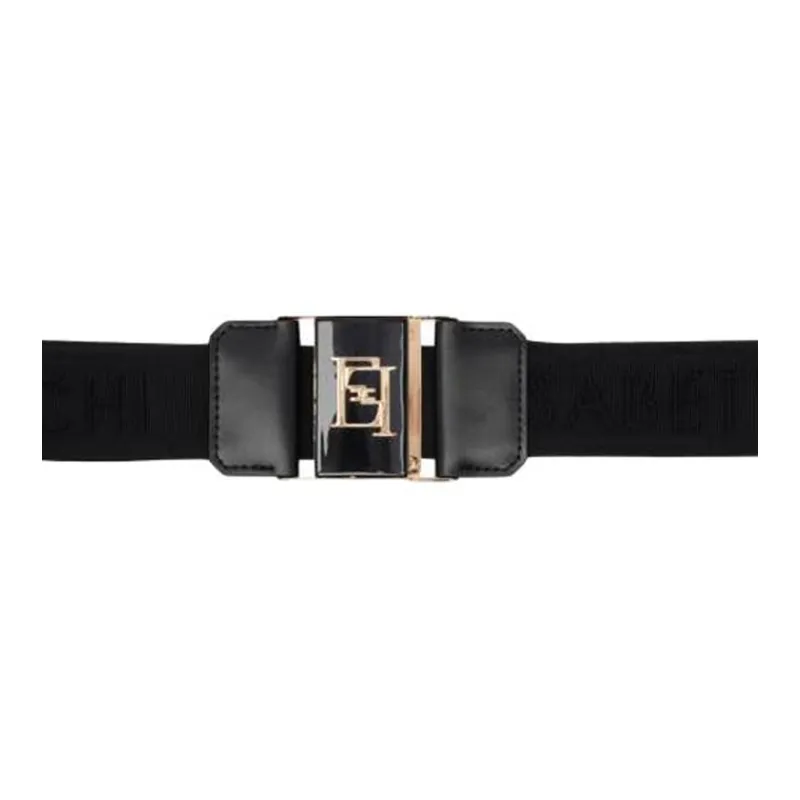 Elisabetta Franchi Monogrammed Elastic Belt-1