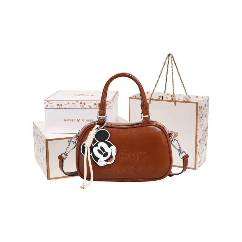 Disney Mickey Series PU Bowling Bag, Shoulder Bag, Crossbody Bag, Handbag Women's Multicolor-15