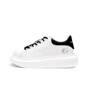 Hello Kitty White Low Top Casual Shoes Women's White Black