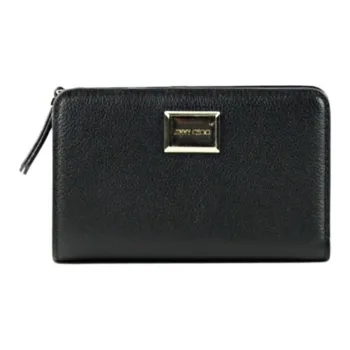 Jimmy Choo Leather Wallet Women's Black