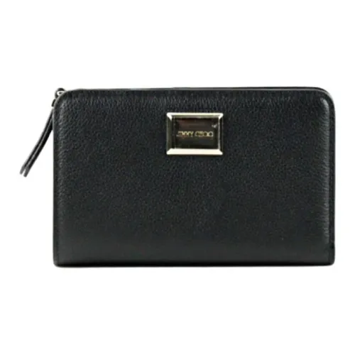 Jimmy Choo Leather Wallet Women's Black