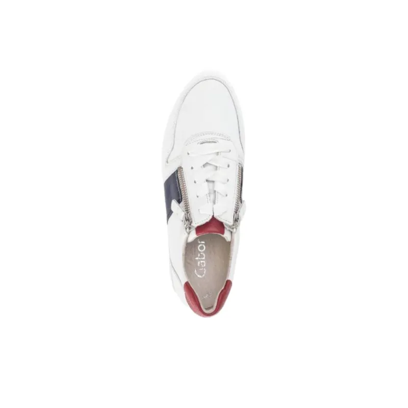 Gabor Fashion Low Top Casual Shoes Women's White-3
