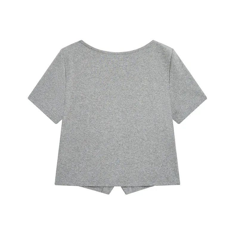ZIHAN Set in Sleeve T Shirt Women's-1