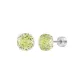 Light Green Millennium Rose Stud Earrings[1 Pair]
