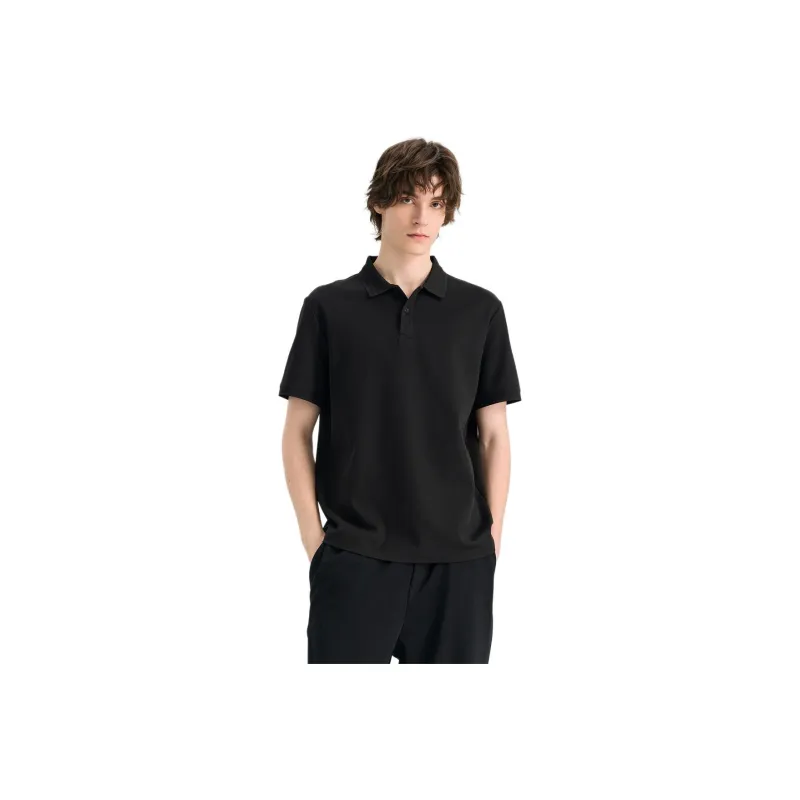 WILD LEADER Polo Shirts Men Mysterious Black[TW5118269H]-0