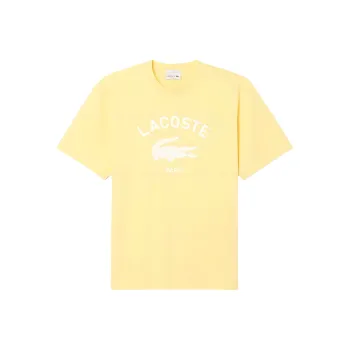 LACOSTE T Shirts Unisex Yellow