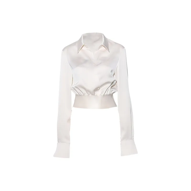 DPLAY Shirts Women's Creamy Apricot-1