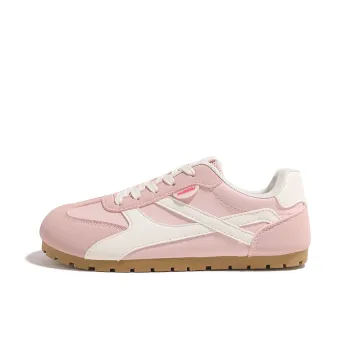 HUANQIU Slip Resistant, Breathable, Lightweight Low Top Casual Shoes Women's Pink