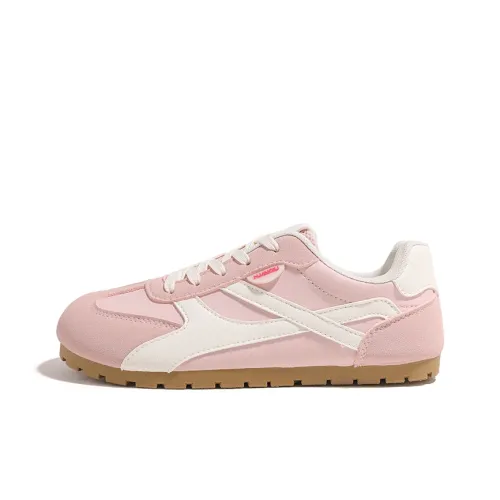 HUANQIU Slip Resistant, Breathable, Lightweight Low Top Casual Shoes Women's Pink