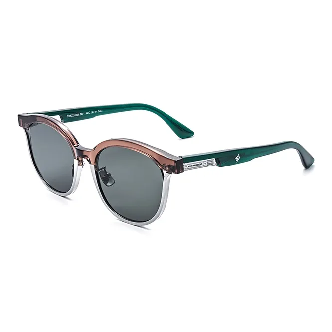THE OWNER Plate Frame Round Sunglasses Unisex-14