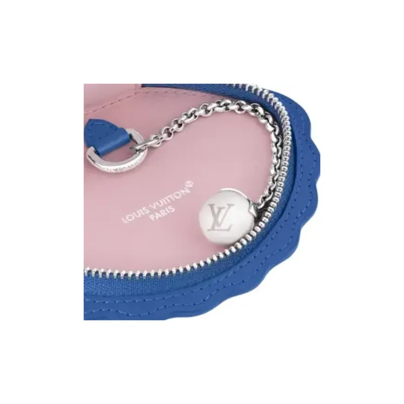 LOUIS VUITTON Shell Canvas Bag Accessory Men's Blue-3