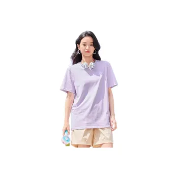XTEP T Shirt Unisex Snow Crystal Purple