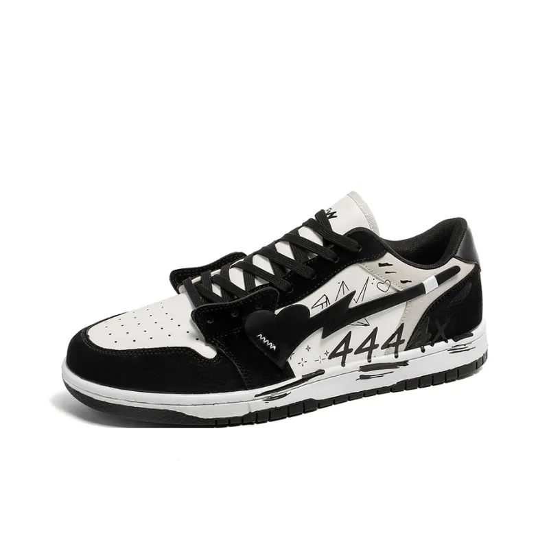 OUGLEMEN Thermal, Slip Resistant, And Abrasion Resistant Coverage Low Top Skateboard Shoes Unisex Box-7