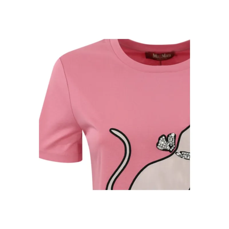 MaxMara Studio Embellished Crewneck T Shirt-2
