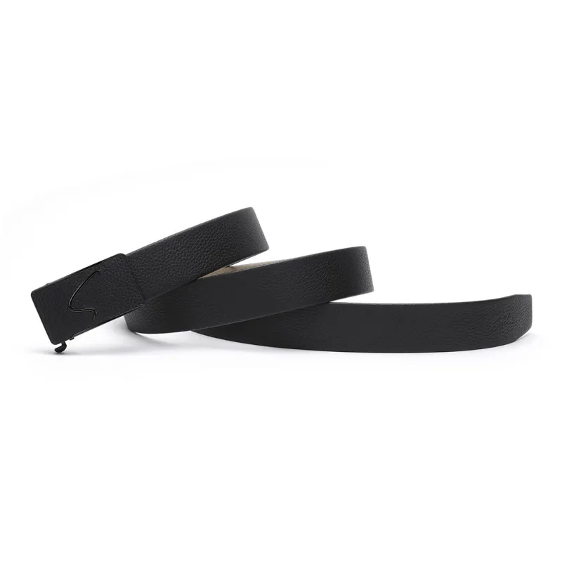 Satchi Cow Leather Belts Men's Black/Khaki Width 3.4cm-2