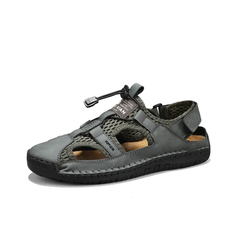 AIPSEN River Trekking Shoes Men's Gray-1