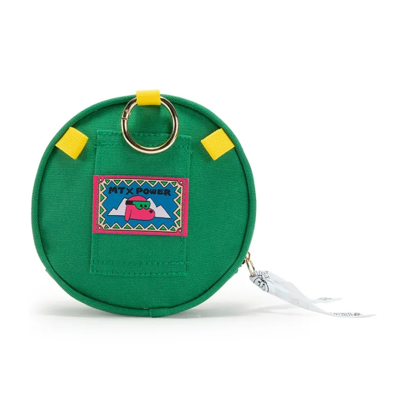 MYTIMELAB Cotton Round Bag Coin Purse Tubas Unisex Multicolor-12
