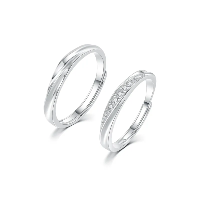 CAREBEARS 999 Fine Silver Rings Unisex-0