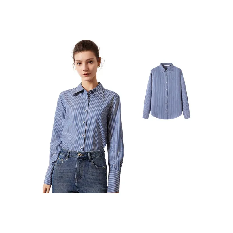 NAVIGARE Shirt Women's Sodalite Blue Red-0
