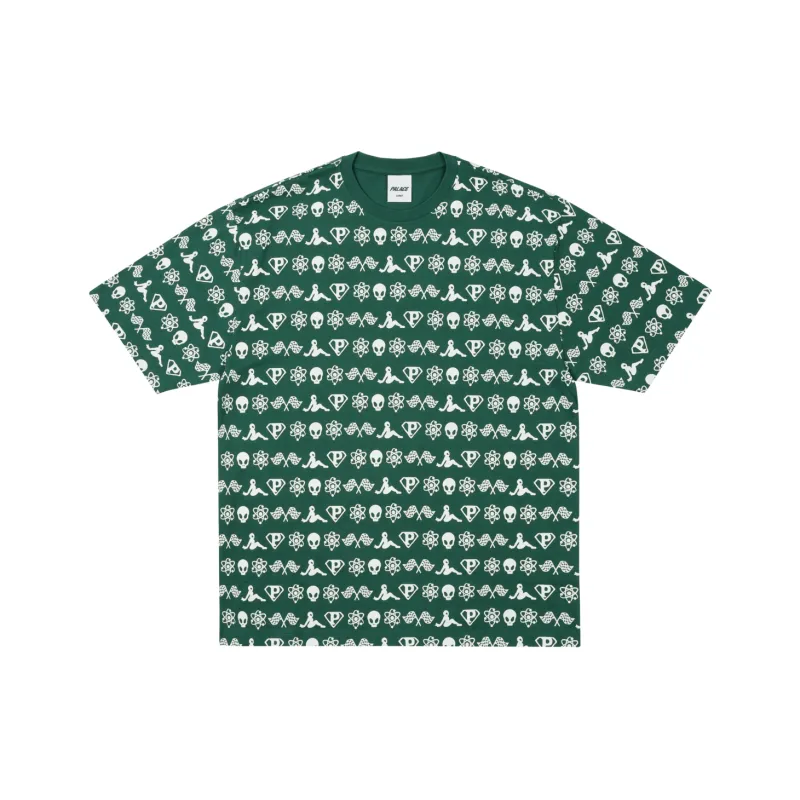 PALACE T Shirts Unisex Green-0