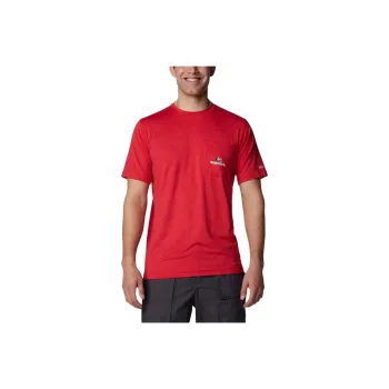 Columbia Collegiate Tech Trail Shirt Men's Red