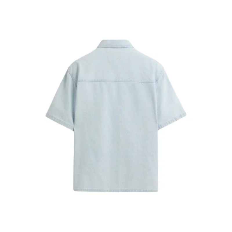 ZARA Shirts Men Light Blue-1