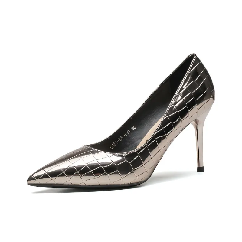 GOSO High Heels Women's Gunmetal-0