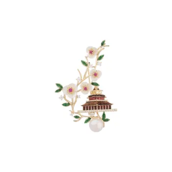 Yamaichi Maru Copper Brooches Women's