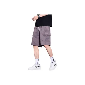 Menglaini Casual Shorts Unisex Purple[Lightweight And Breathable]