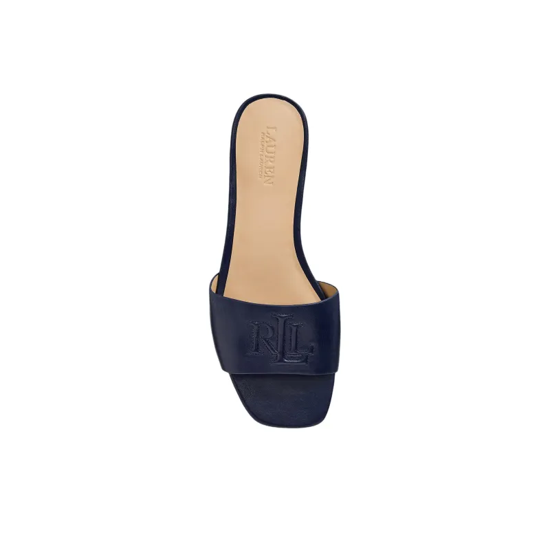 LAUREN RALPH LAUREN Slide Slippers Women's Marine Blue-3