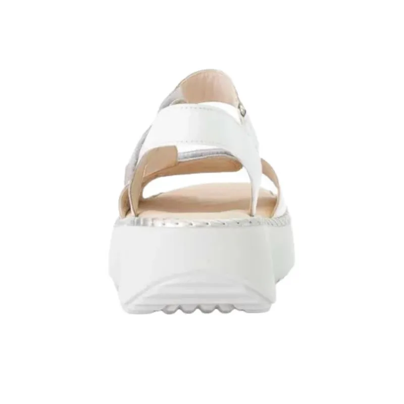 Gabor Fashion One Strap Sandals 5.5cm Women's White-4
