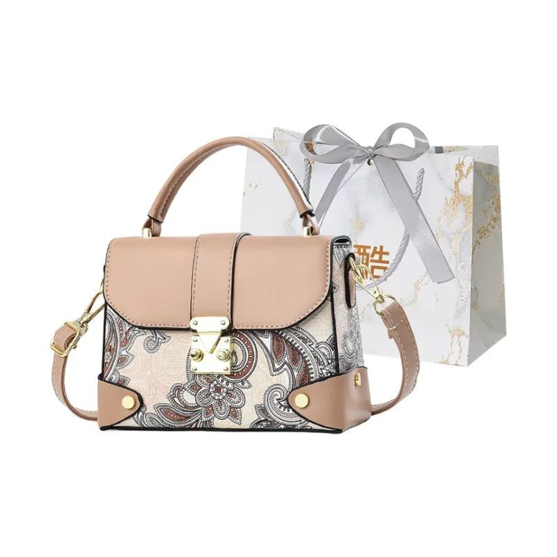Cool Fabric Handbag Women's Multicolor-4