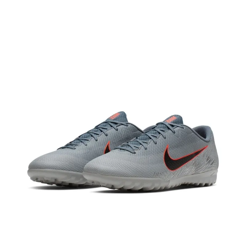 Nike Vapor 12 Anti Slip Wear Resistant Soccer Shoes Men's Gray-1
