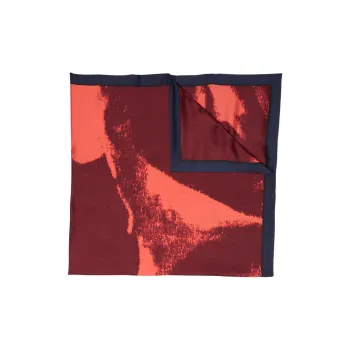 Alexander McQueen Silk Scarves Women's Red