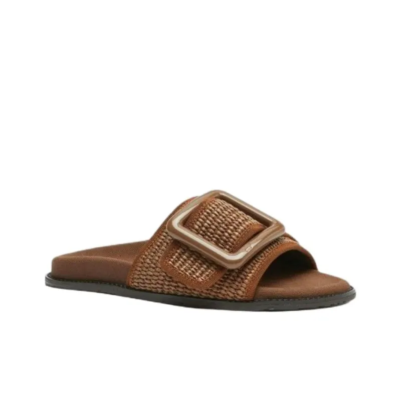 MaxMara Weekend Series Slide Slippers Women's Brown-2