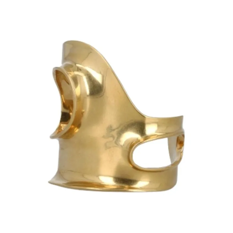 FERRAGAMO Brass Bangles Women's Gold-1