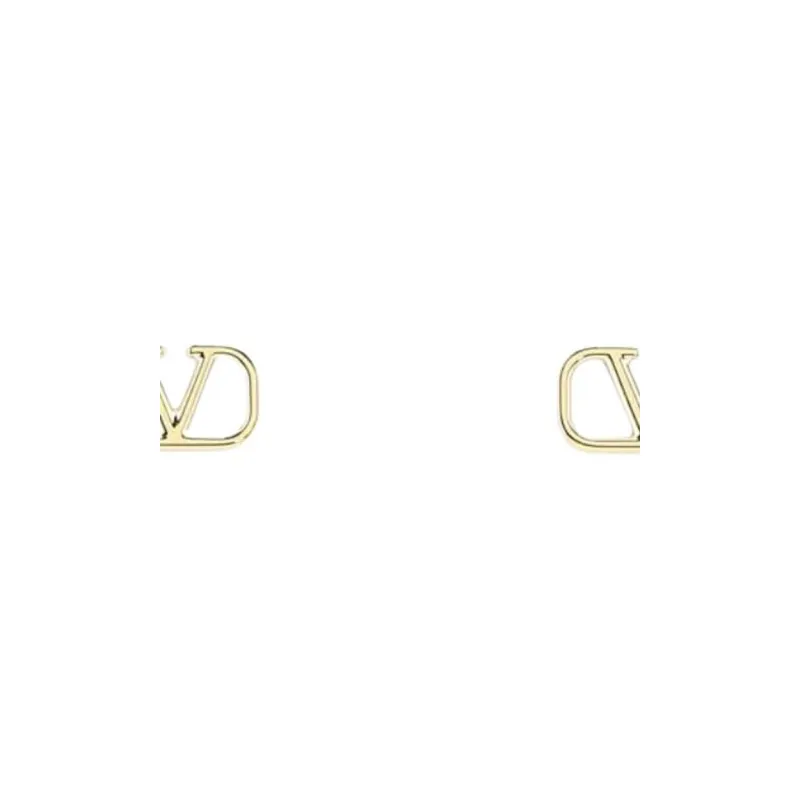 Valentino Metal Stud Earrings Women's Gold-1