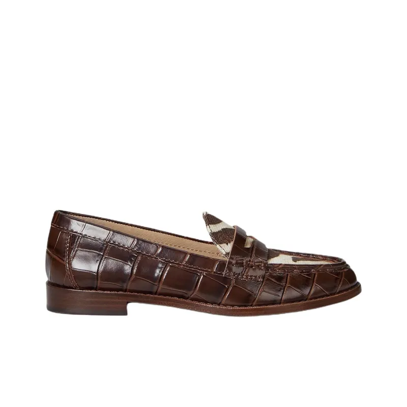 LAUREN RALPH LAUREN Wynnie Casual Single Shoes Women's Brown-1