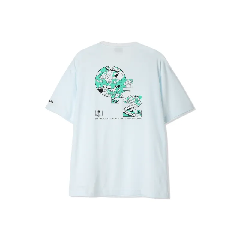 Columbia T Shirts Men Blue-1