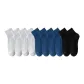 4 Light Gray+4 Navy Blue+2 Black