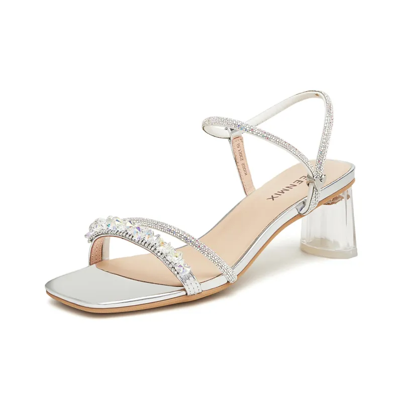 Teenmix Crushed Ice, Fairy Drag One Strap Sandals 6cm Women's-1